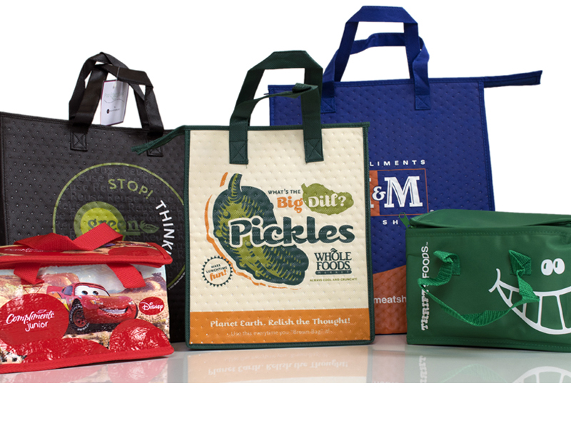 Custom Reusable Shopping Bags - Color Options - Go Green